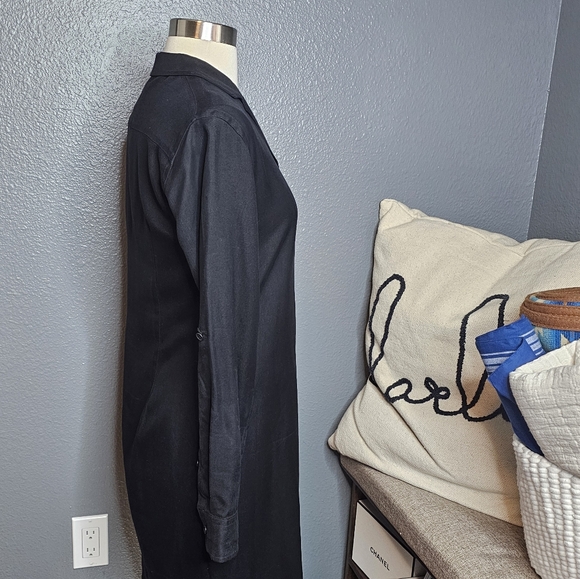 Ralph Lauren black silk dress size 4 - Picture 2 of 4